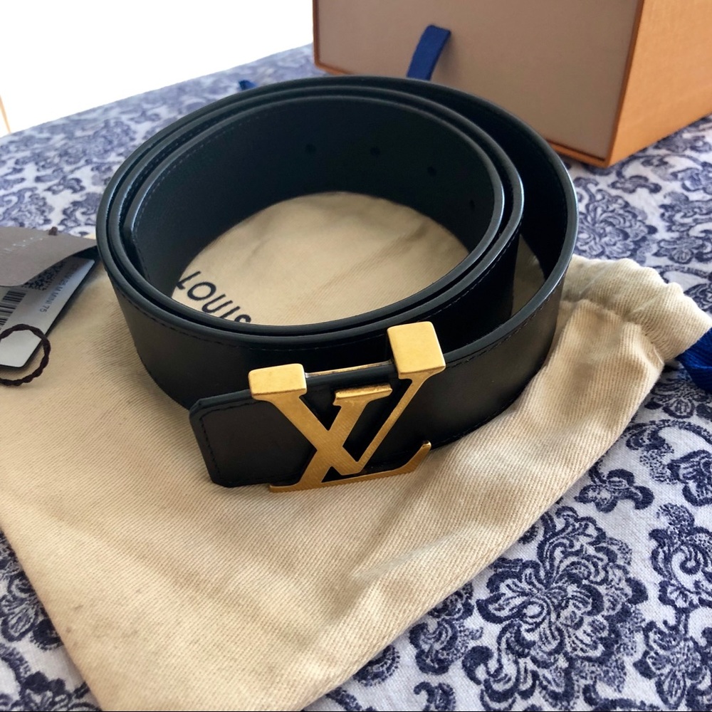 LV INITIALES 40MM MONTAIGNE BELT-WORN ONCE - Picture 2 of 4
